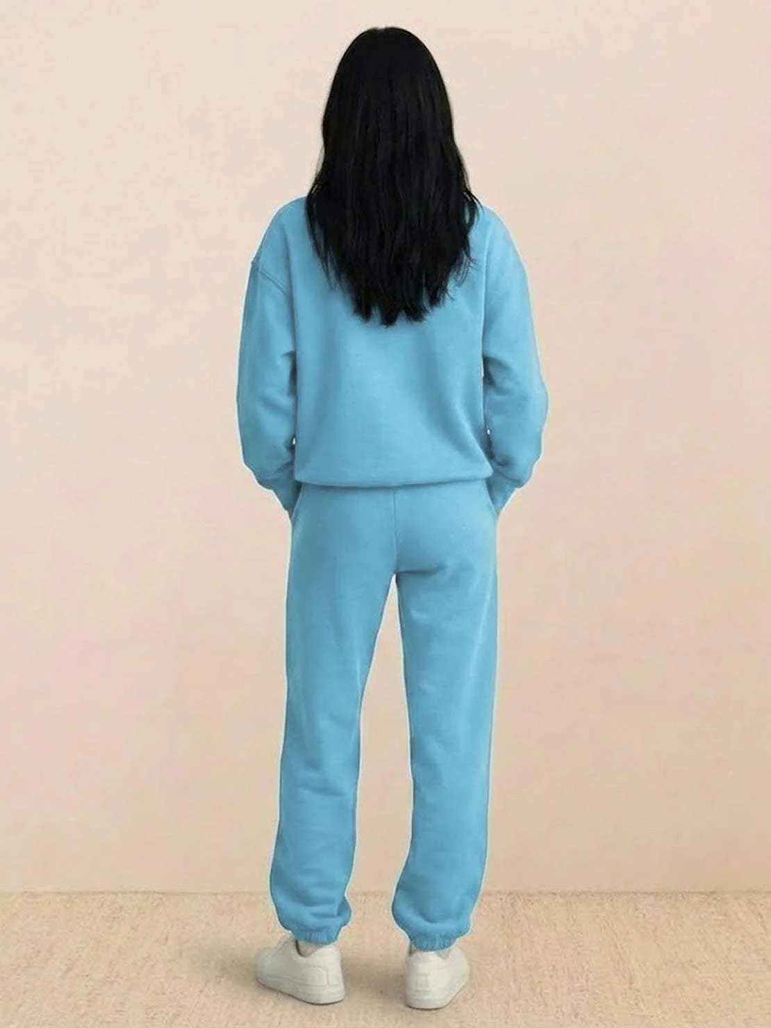 Athleisure at its Finest: Cotton-Blended Two-Piece Tracksuit - Image 40