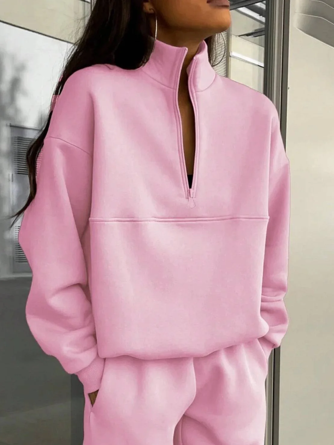Athleisure at its Finest: Cotton-Blended Two-Piece Tracksuit - Image 48