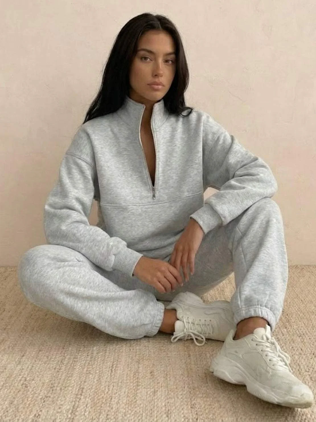 Athleisure at its Finest: Cotton-Blended Two-Piece Tracksuit - Image 53