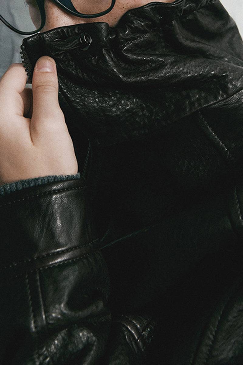 Authentic Sheepskin Leather Jacket - Image 7