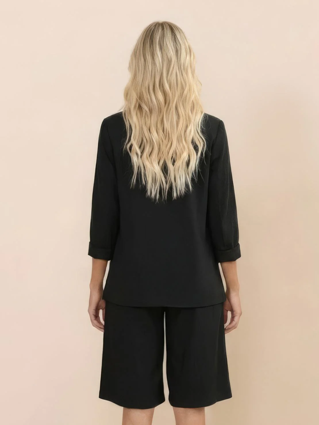 Blazer and High-Waisted Shorts Two-Piece Set - Image 12