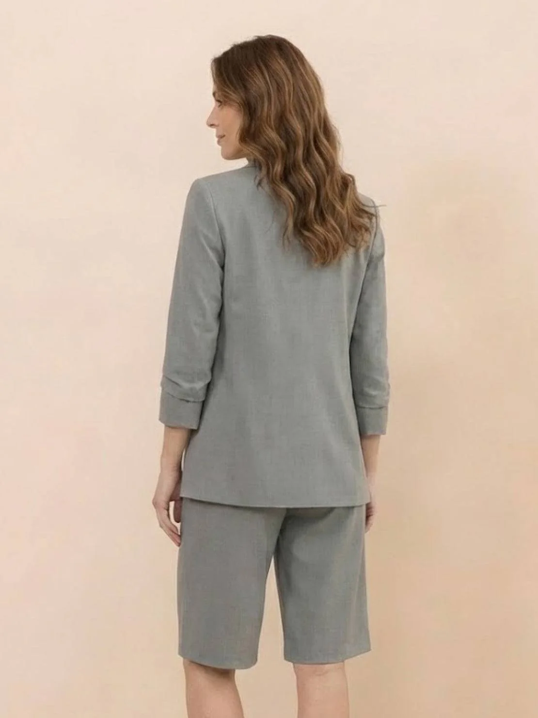 Blazer and High-Waisted Shorts Two-Piece Set - Image 24