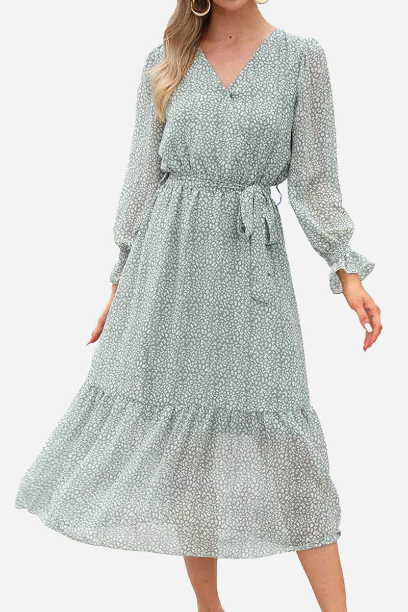 Bloom Wrap Midi Dress - Image 10