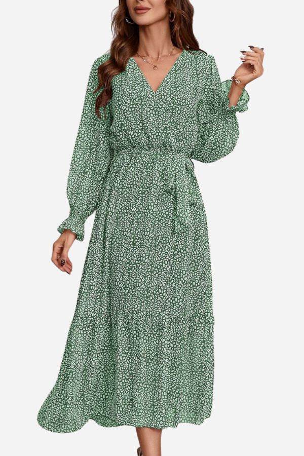 Bloom Wrap Midi Dress - Image 2