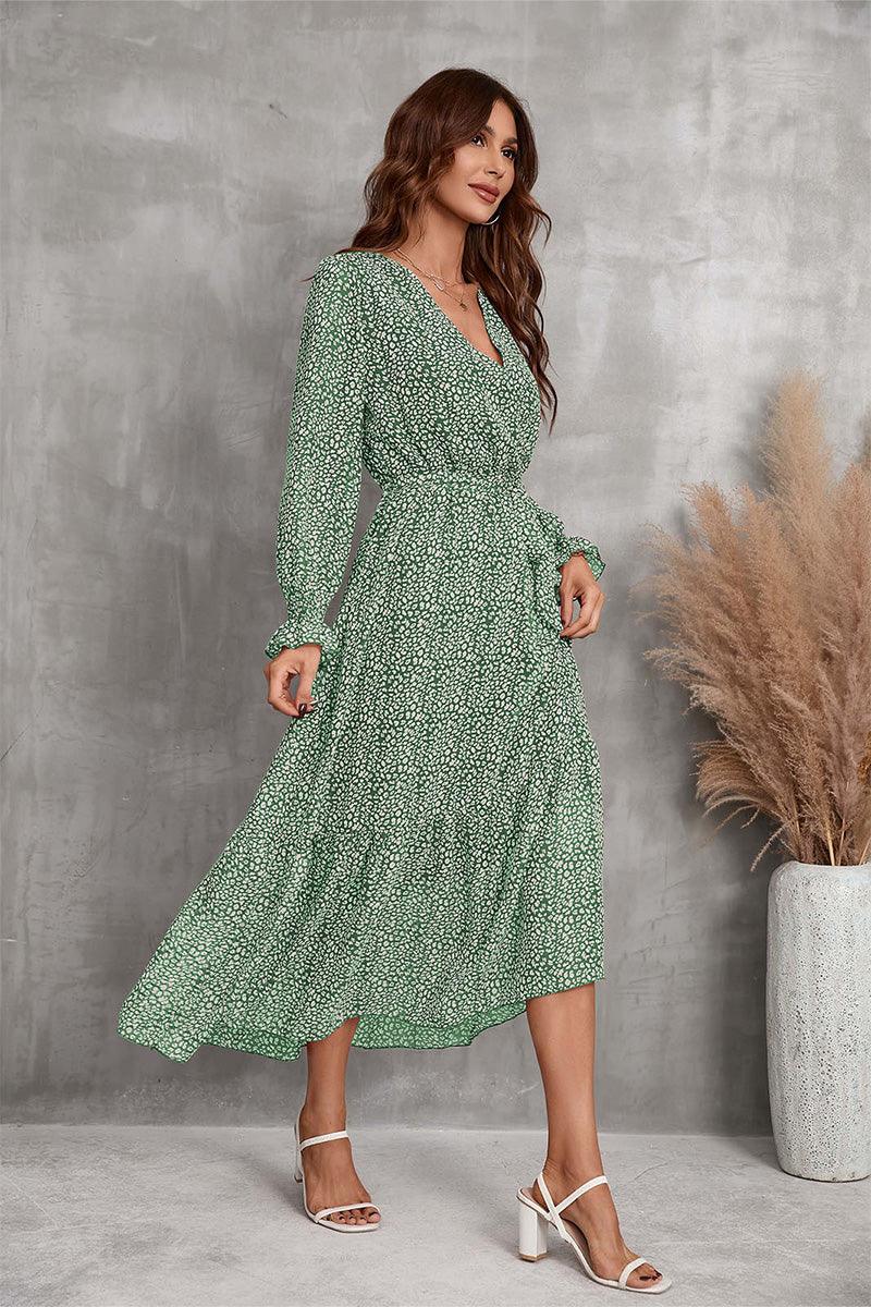 Bloom Wrap Midi Dress - Image 3