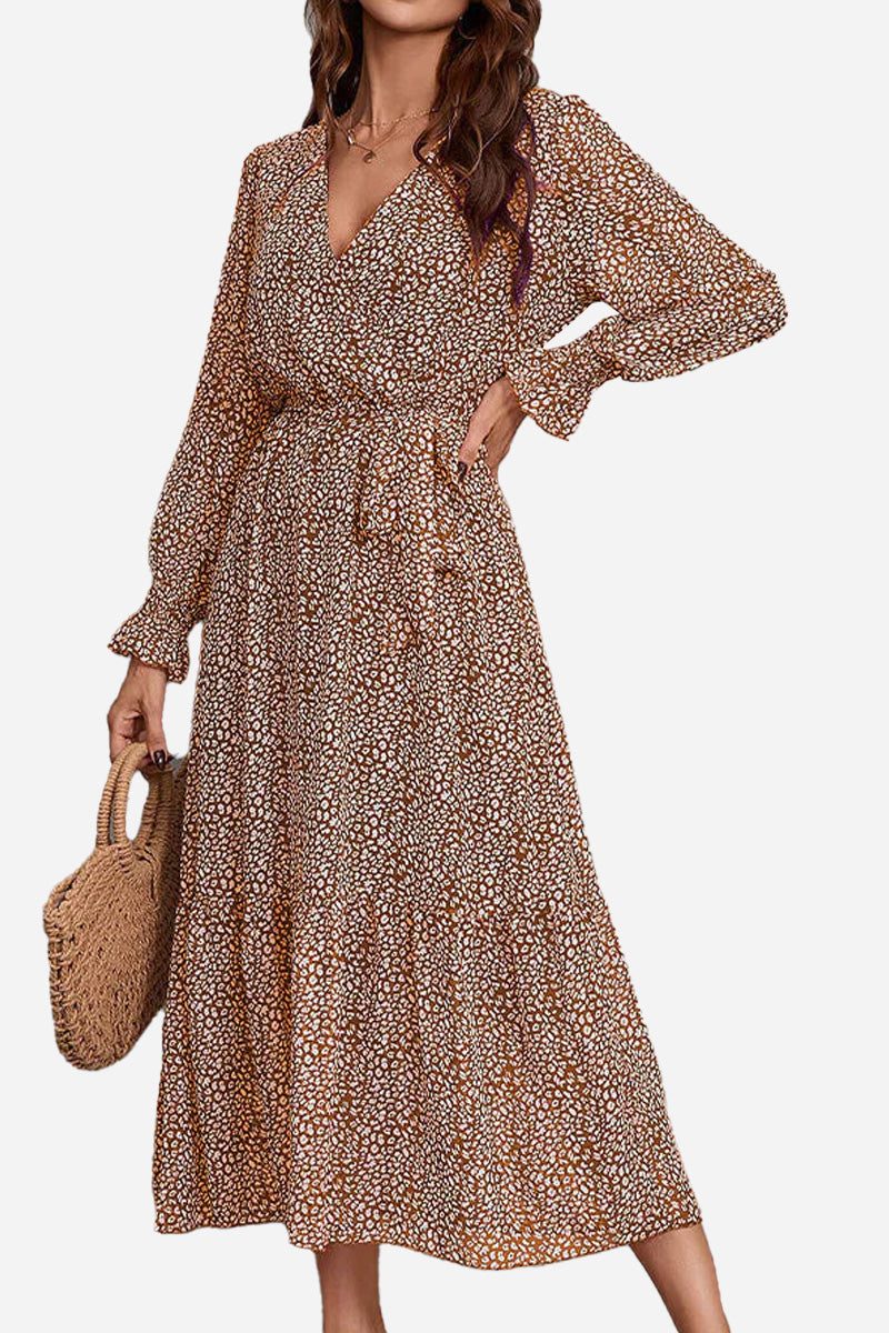 Bloom Wrap Midi Dress - Image 4