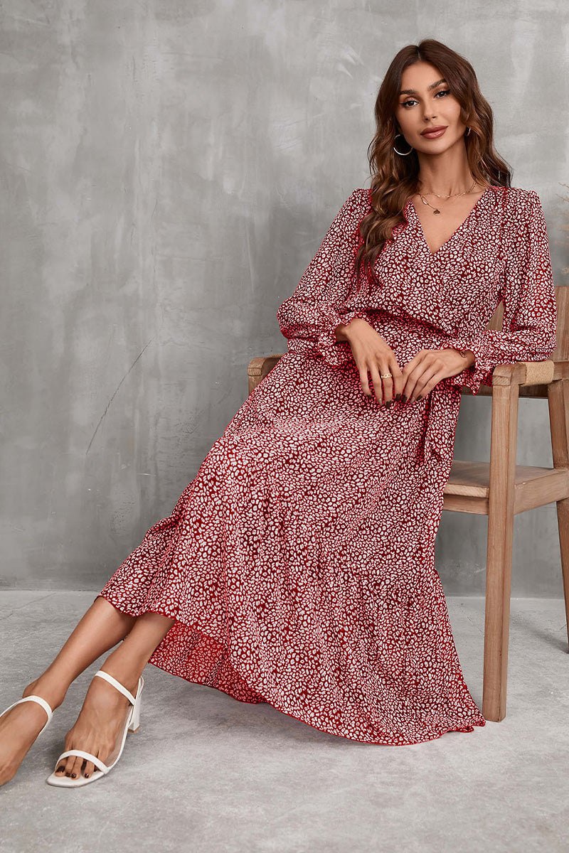 Bloom Wrap Midi Dress - Image 9