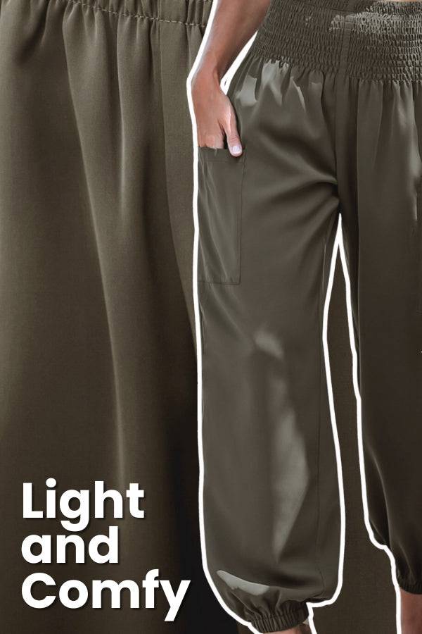 Boho Dreamer High-Waist Elastic Pants - Image 5