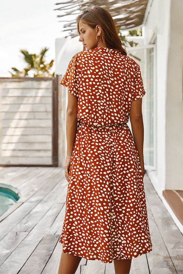 Casual Flowy Bohemian Dress Skirt - Image 6