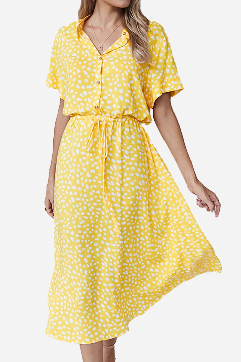 Casual Flowy Bohemian Dress Skirt - Image 9