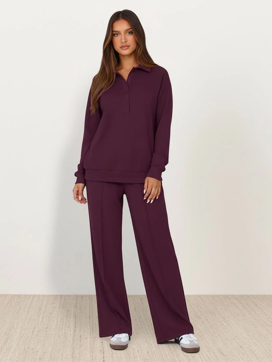 Casual Wrinkle-Free Polo Set