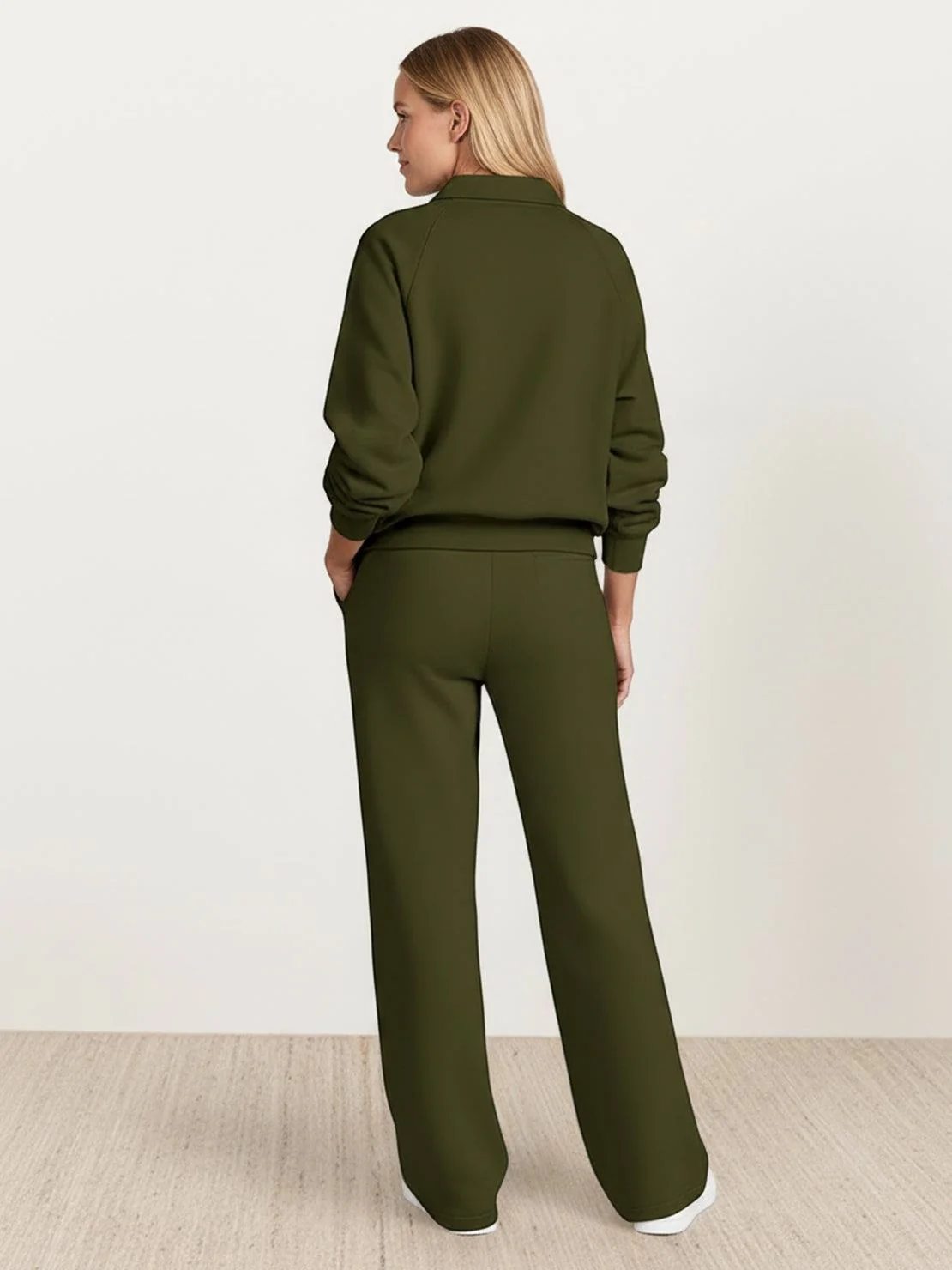 Casual Wrinkle-Free Polo Set - Image 10