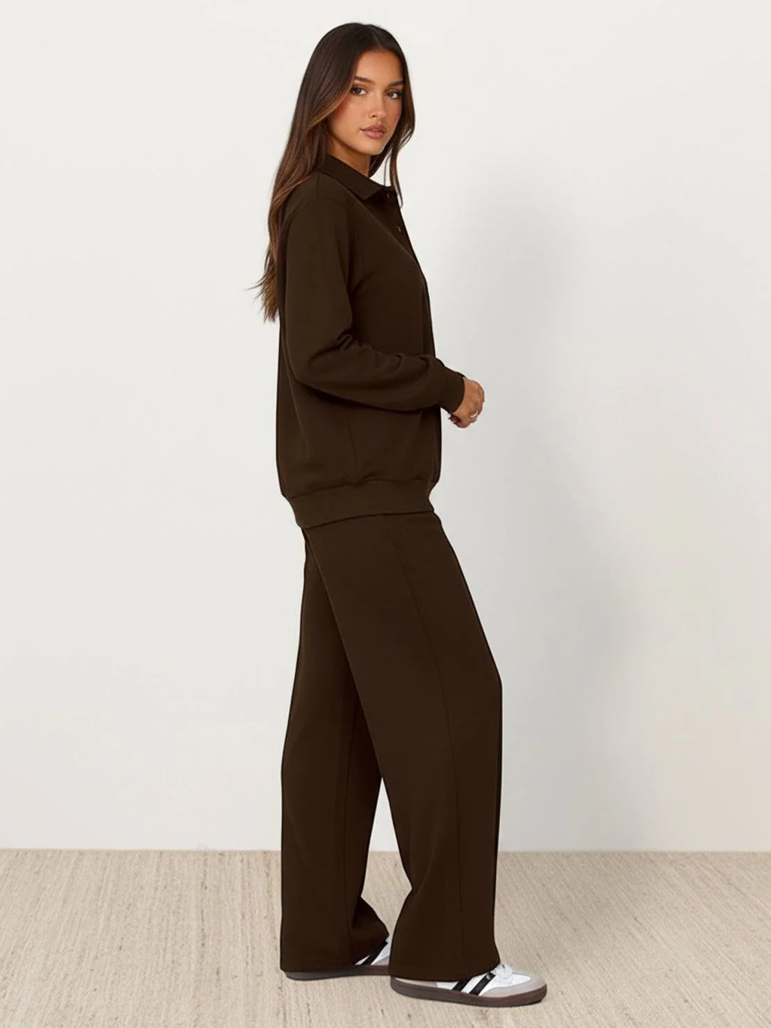 Casual Wrinkle-Free Polo Set - Image 16