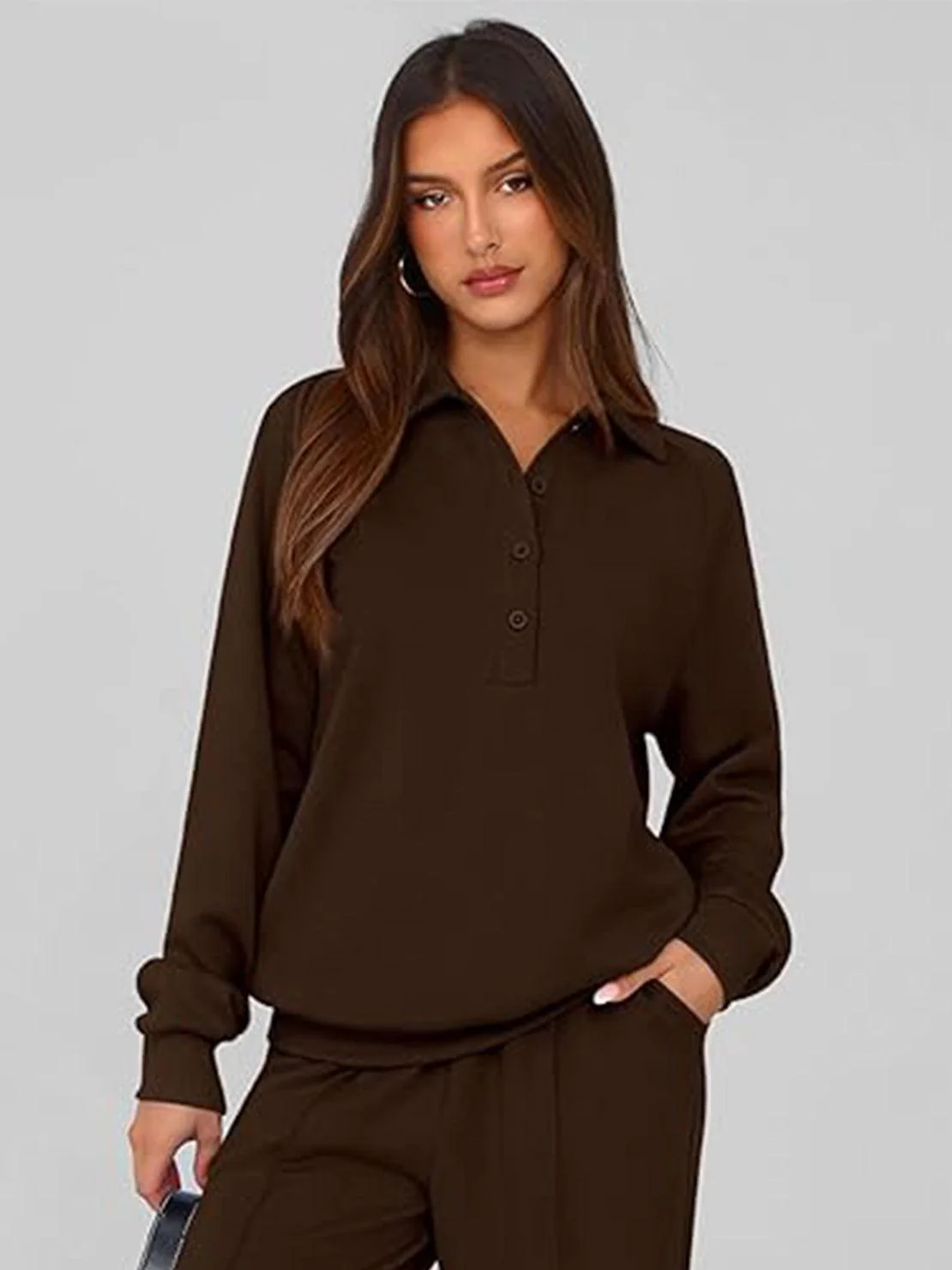 Casual Wrinkle-Free Polo Set - Image 18