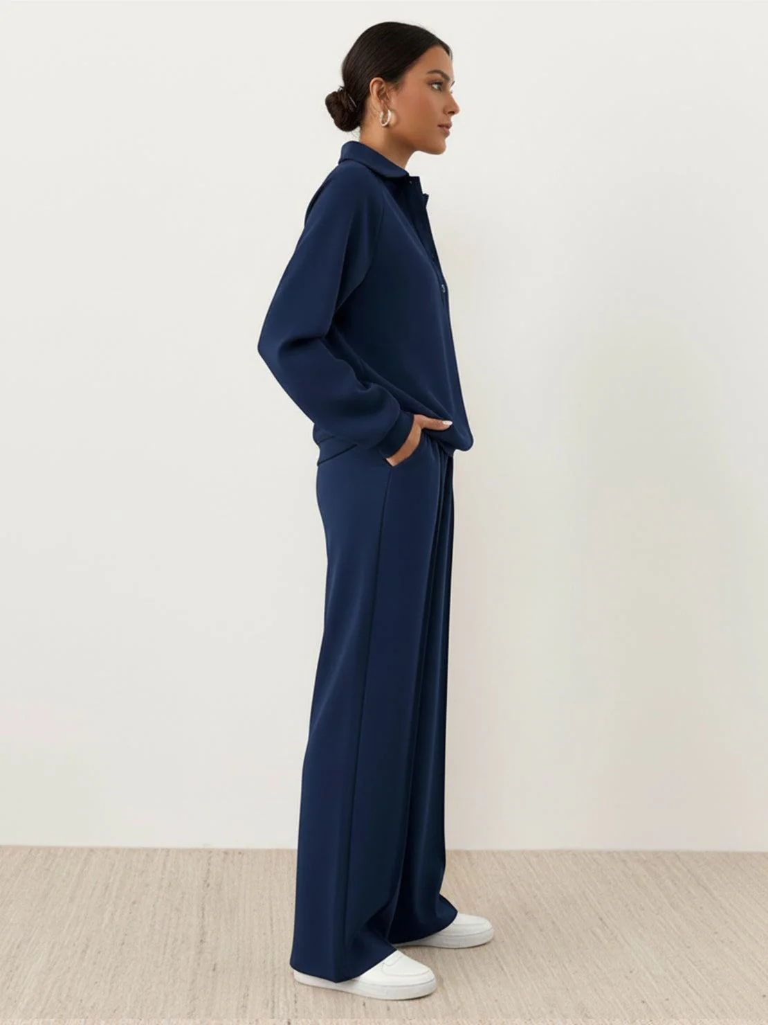 Casual Wrinkle-Free Polo Set - Image 23