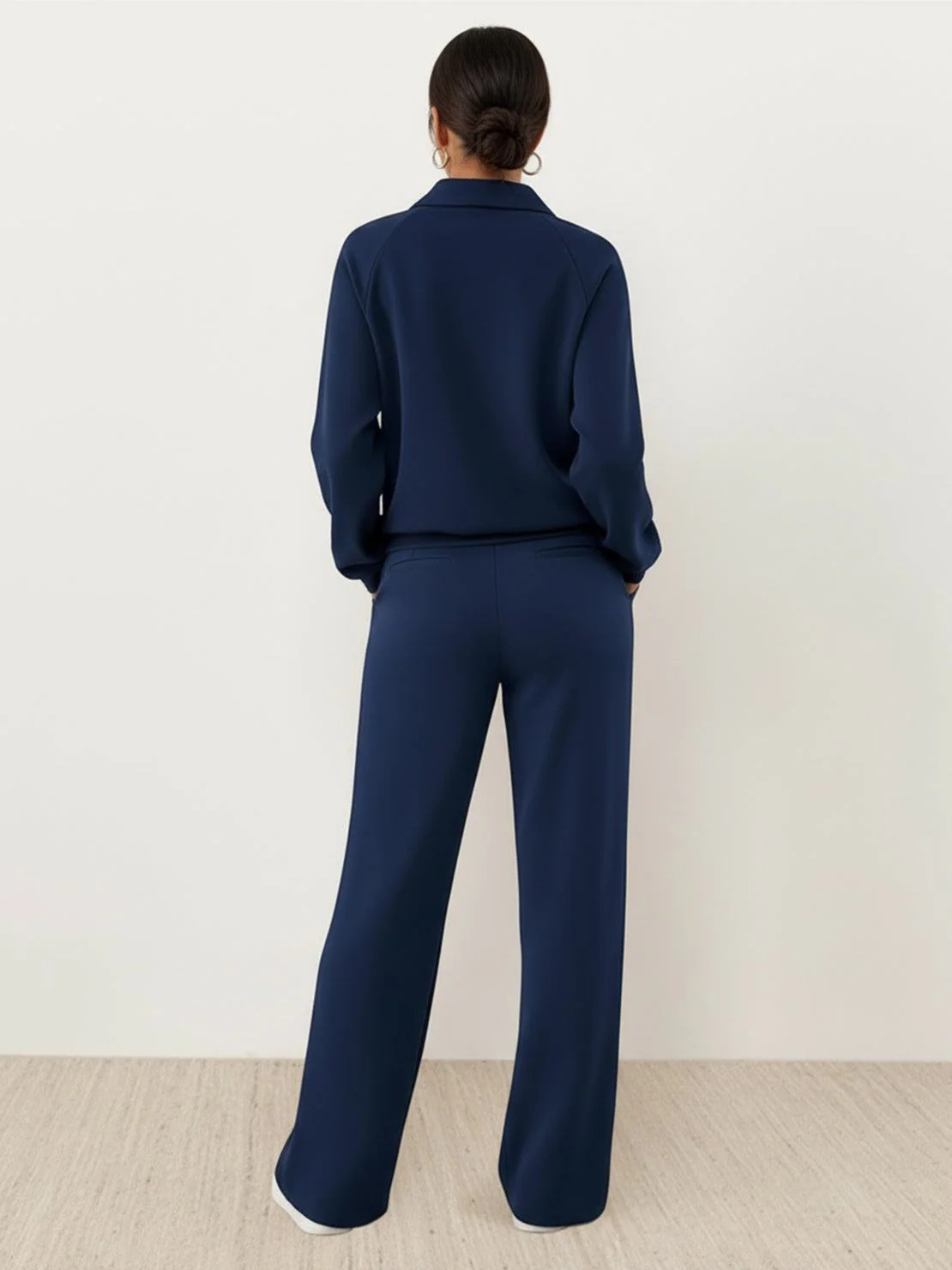 Casual Wrinkle-Free Polo Set - Image 24