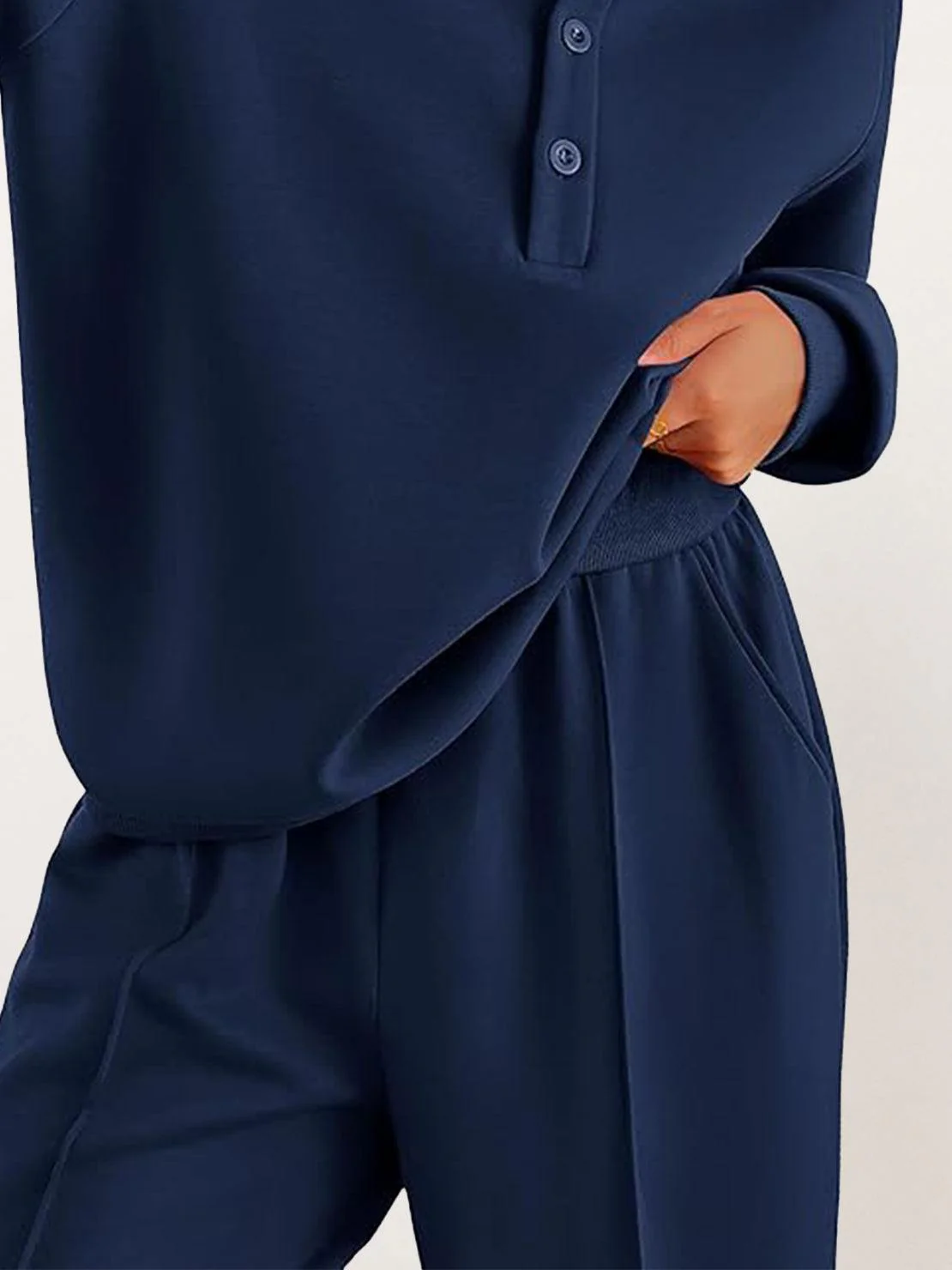 Casual Wrinkle-Free Polo Set - Image 27