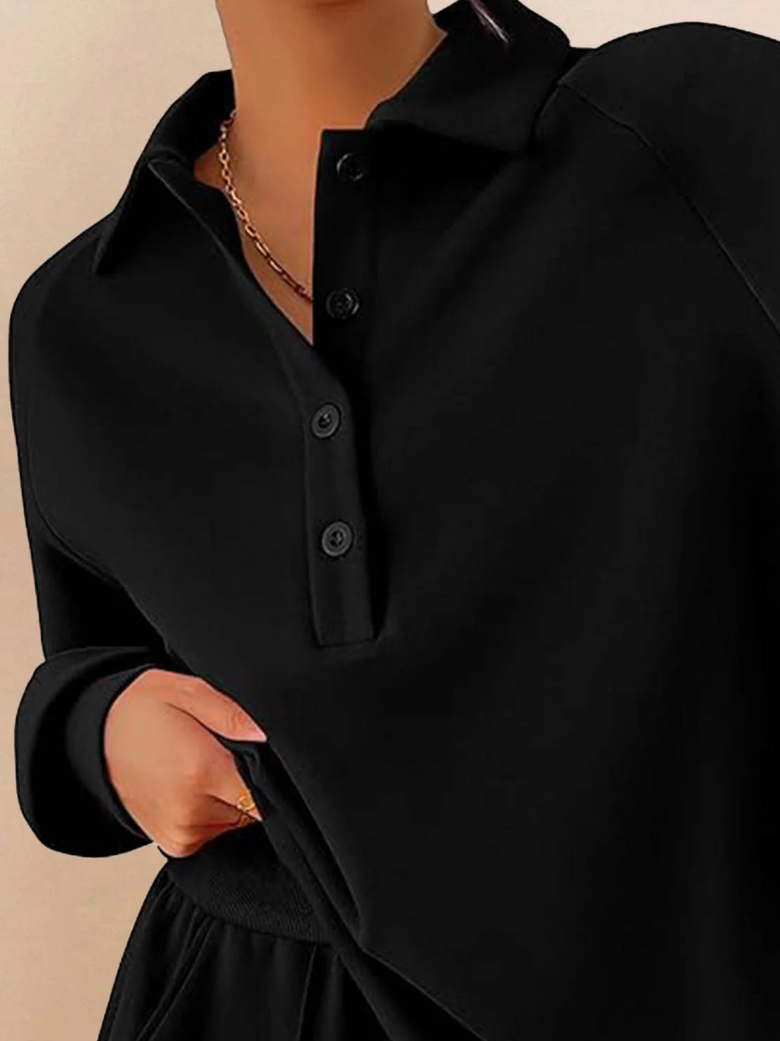 Casual Wrinkle-Free Polo Set - Image 34