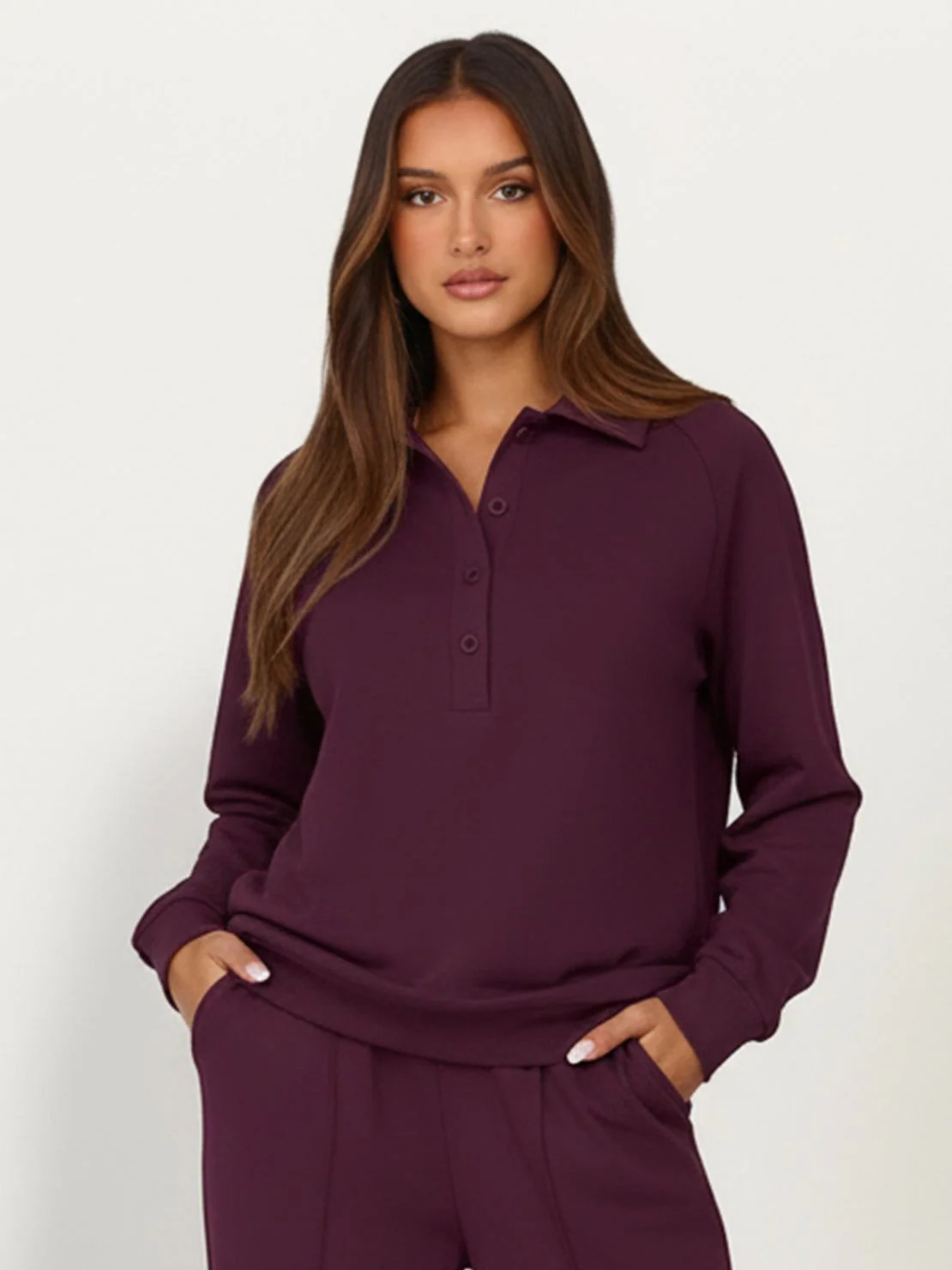 Casual Wrinkle-Free Polo Set - Image 4