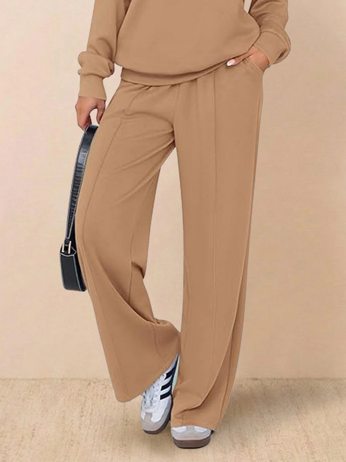 Casual Wrinkle-Free Polo Set - Image 41