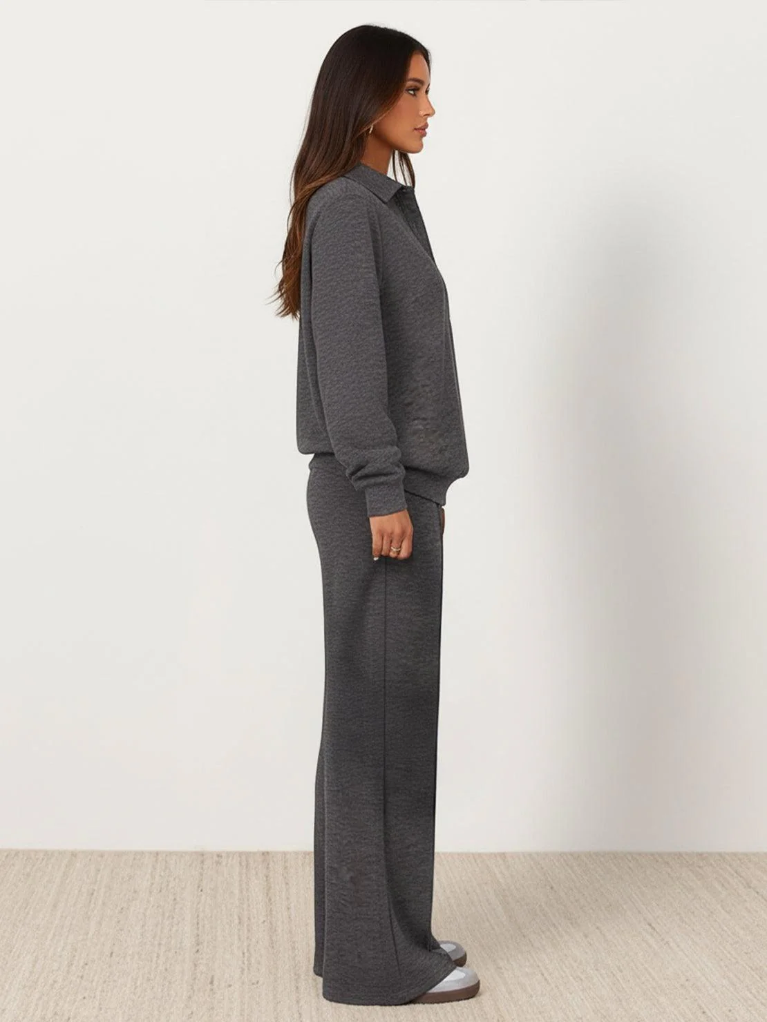 Casual Wrinkle-Free Polo Set - Image 45