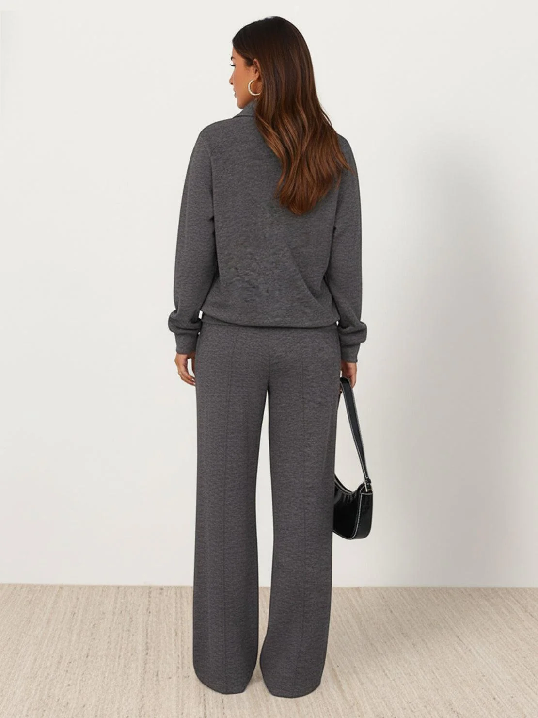 Casual Wrinkle-Free Polo Set - Image 46