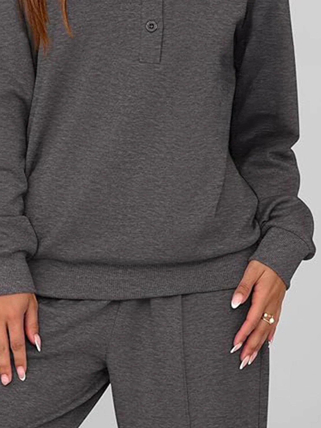 Casual Wrinkle-Free Polo Set - Image 49