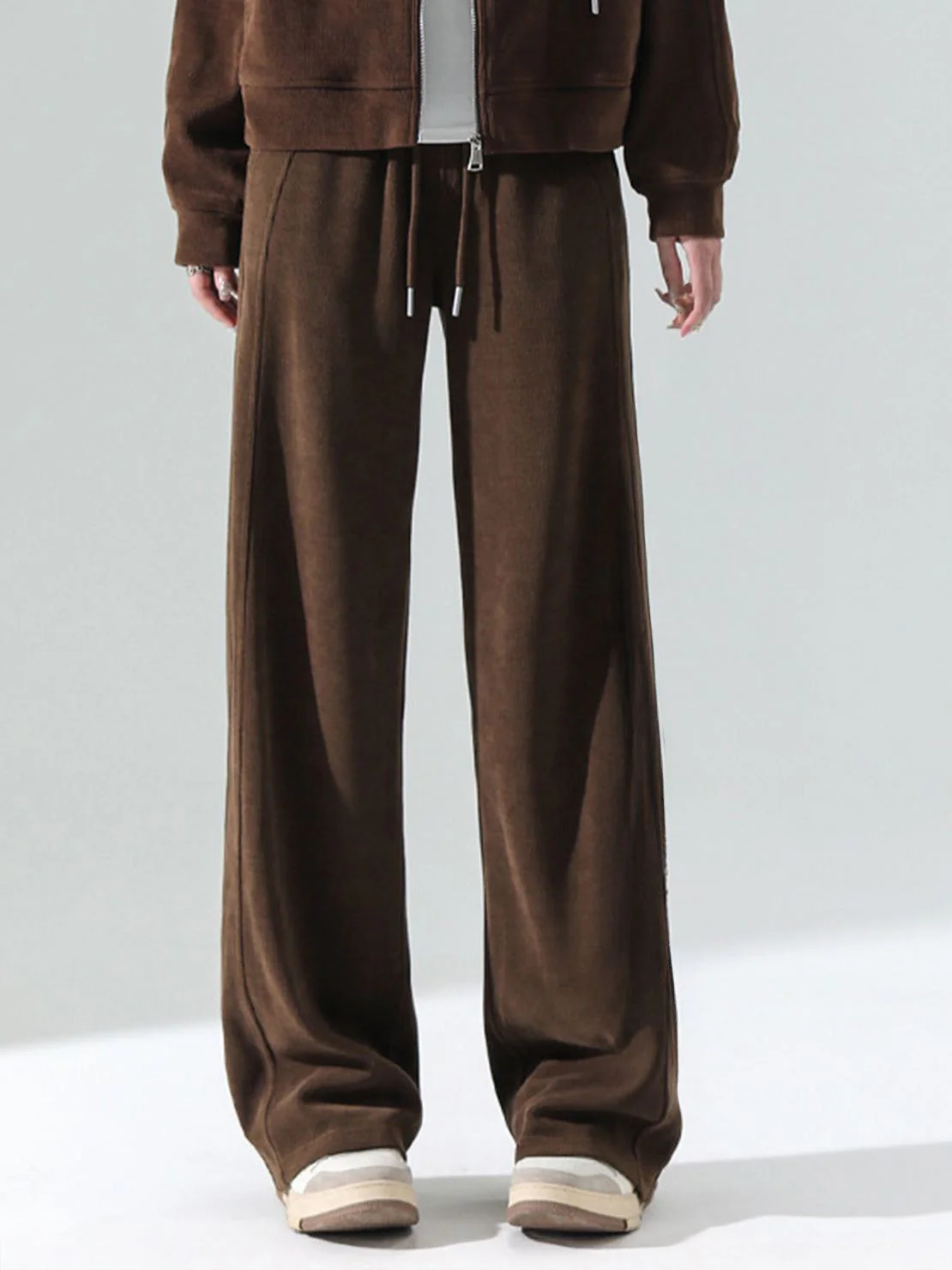 Chenille Zip-up Loungewear Set - Image 9