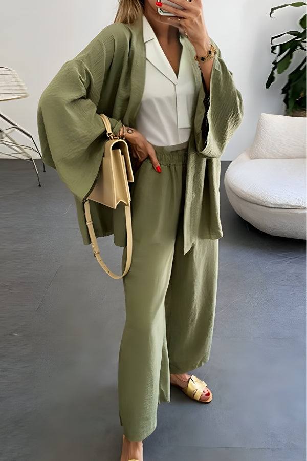 Chic Comfort Kimono Two-Piece Set - Image 7