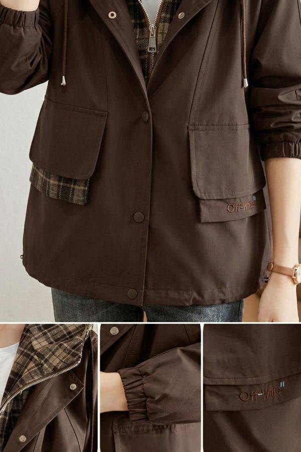 City Explorer Plaid Windbreaker - Image 6