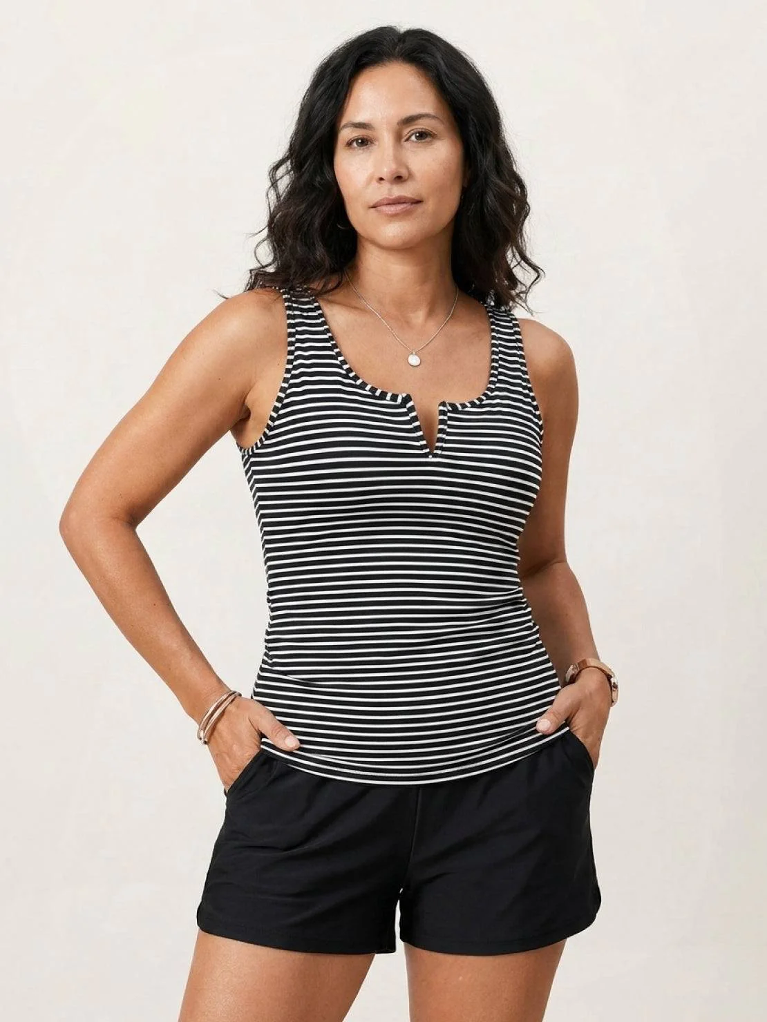 Classic V-Notch Tankini Set - Image 26