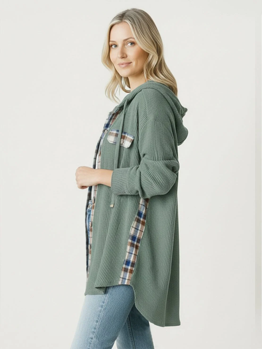 CloudKnit Oversized Hooded Shacket - Image 26