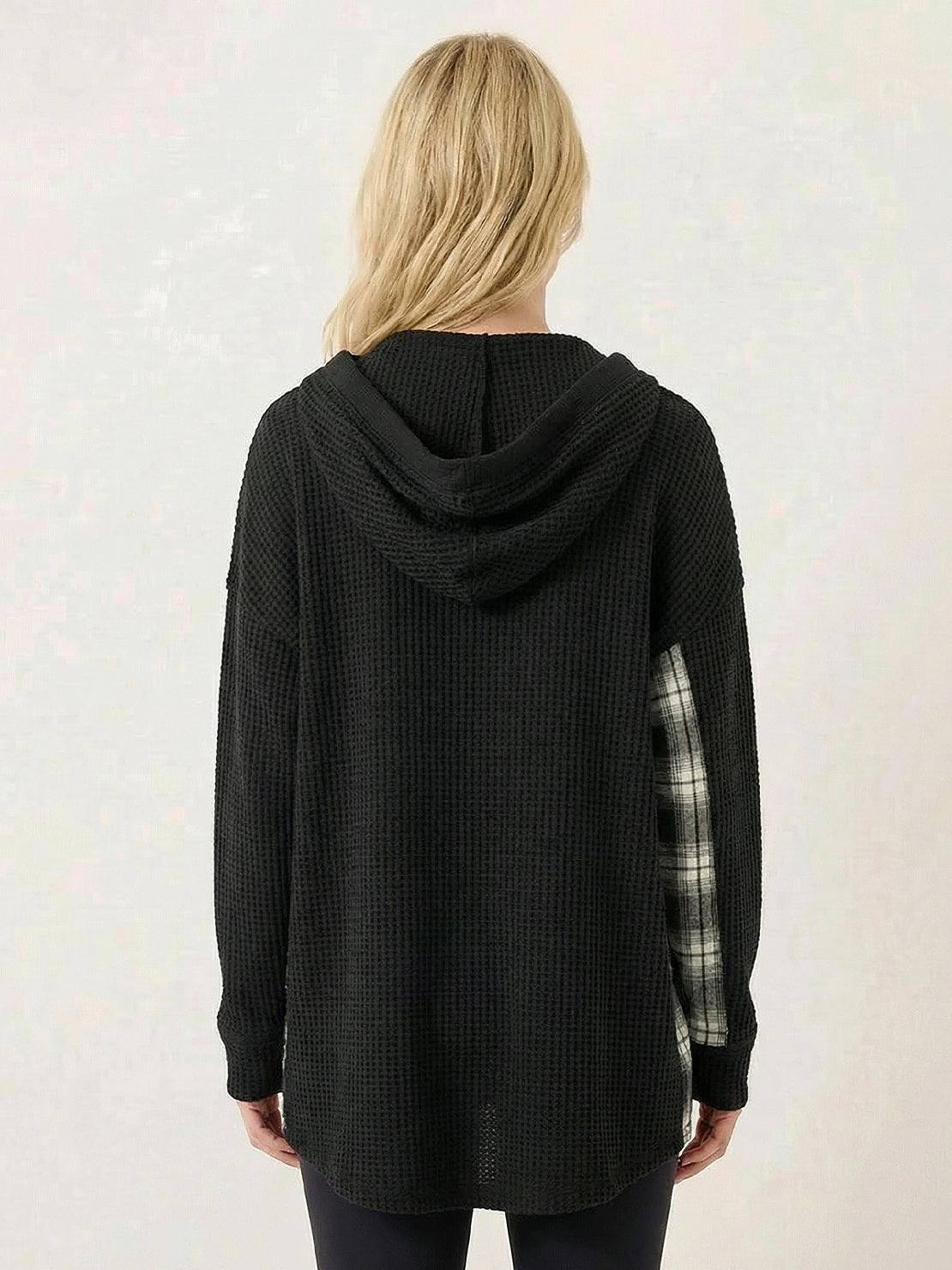 CloudKnit Oversized Hooded Shacket - Image 9