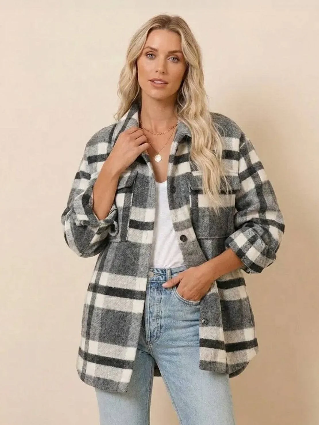 Comfy Flannel Classic Button-Down Shirt - Image 6
