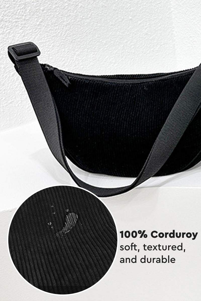 Corduroy Shoulder Bag - Image 3