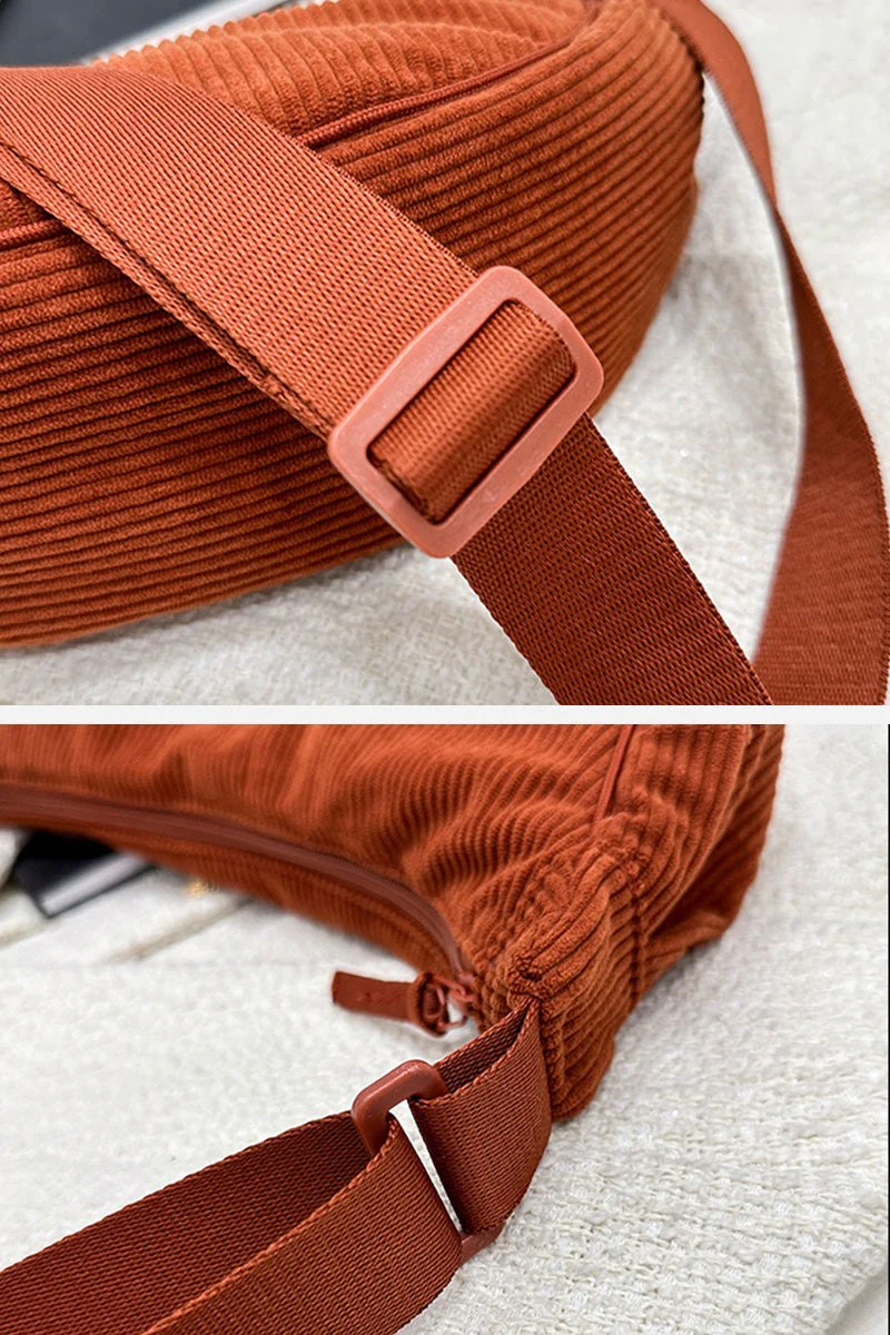 Corduroy Shoulder Bag - Image 5