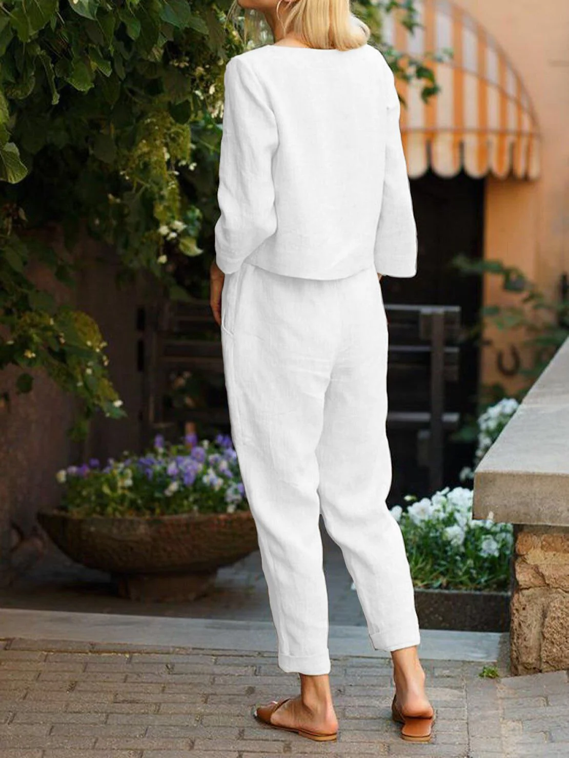 Cotton-Linen Monochrome Capsule - Image 30