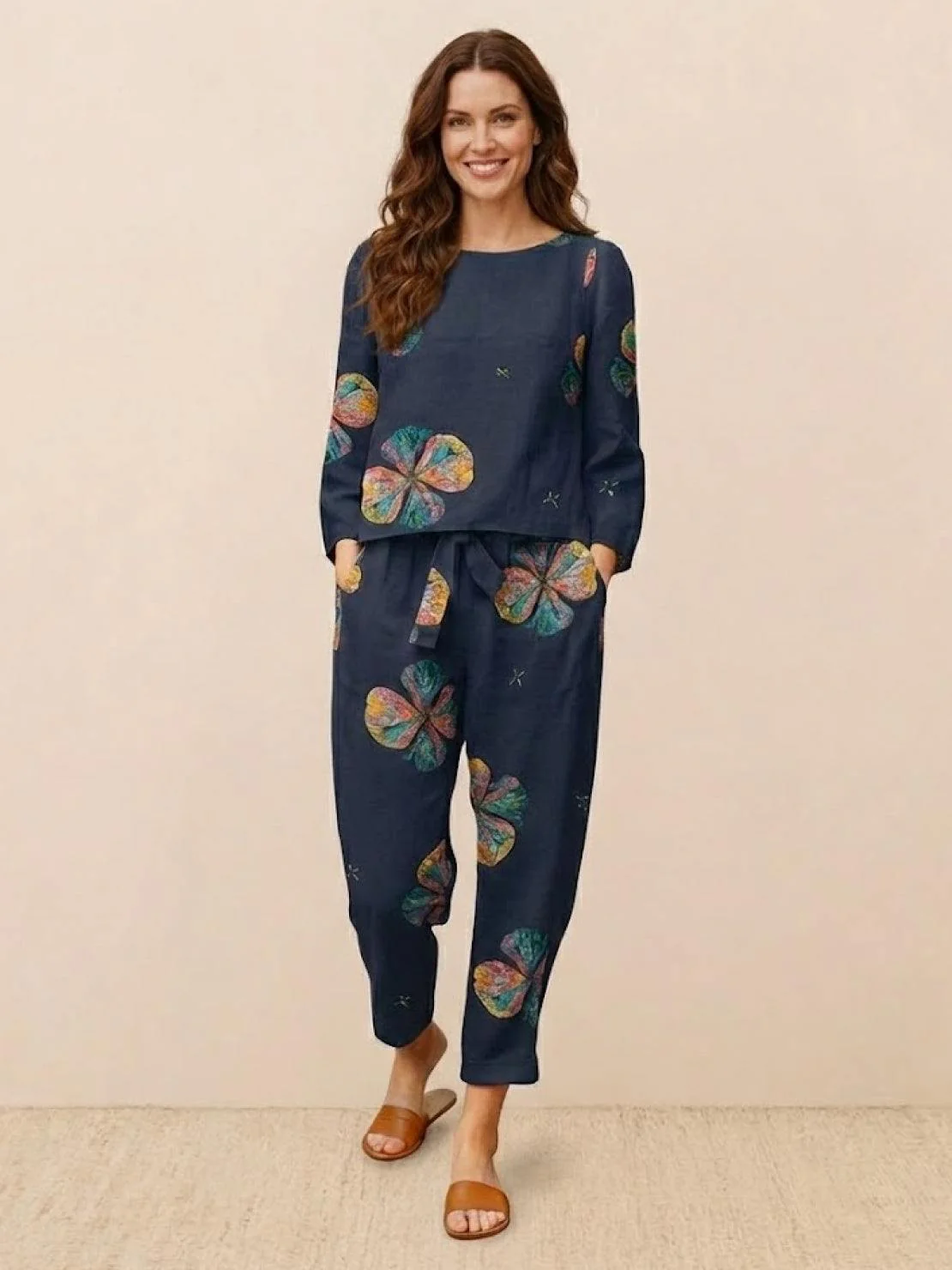 Cotton-Linen Monochrome Capsule - Image 67