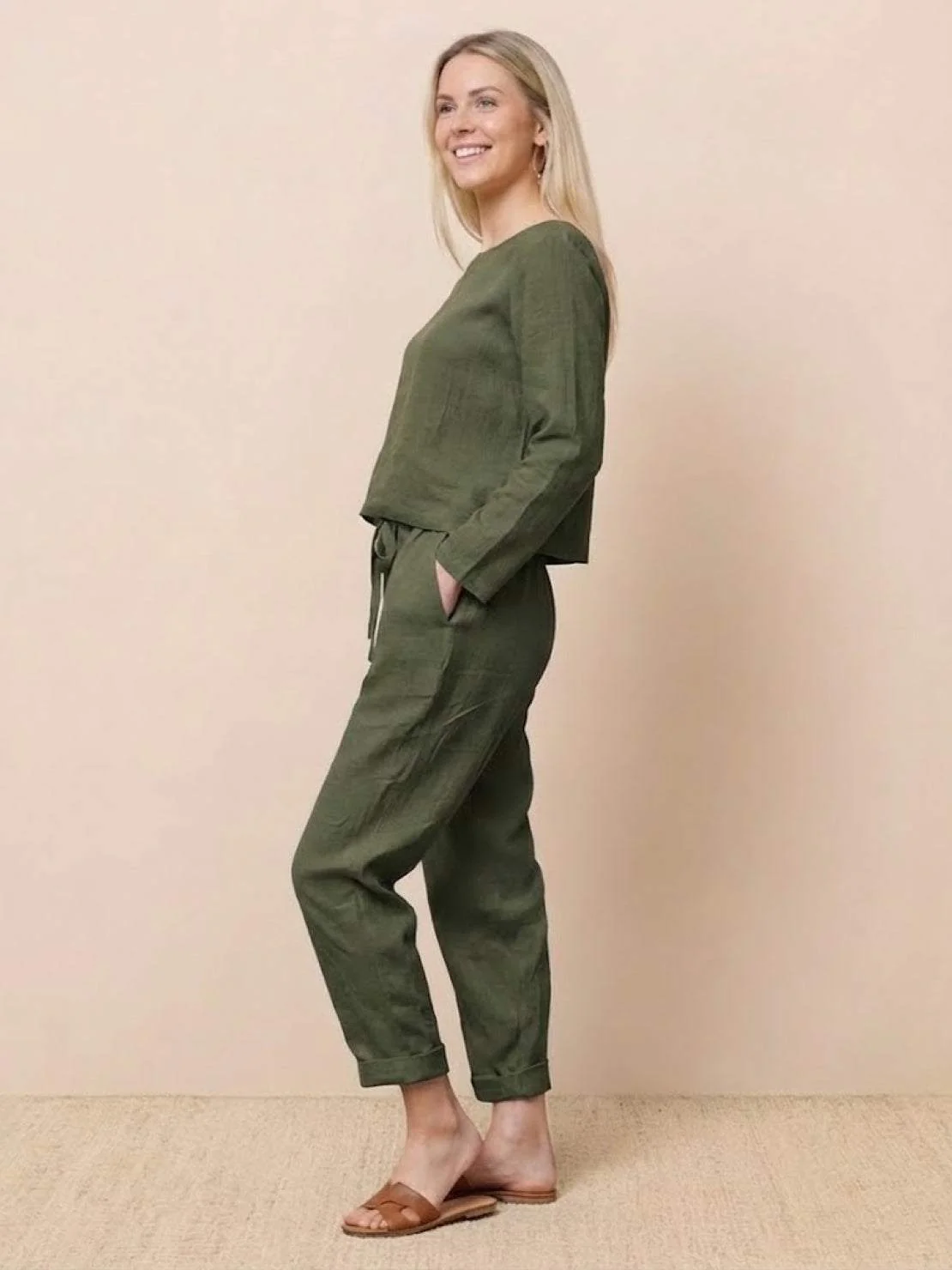 Cotton-Linen Monochrome Capsule - Image 9