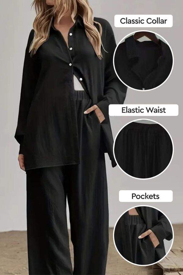 Cotton-Linen Two-Piece Set - Image 2