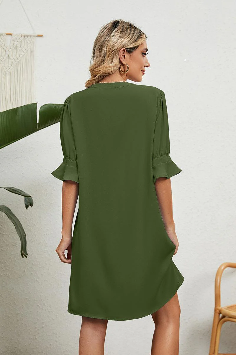 Dainty Charm Casual Ruffle Dress - Image 9