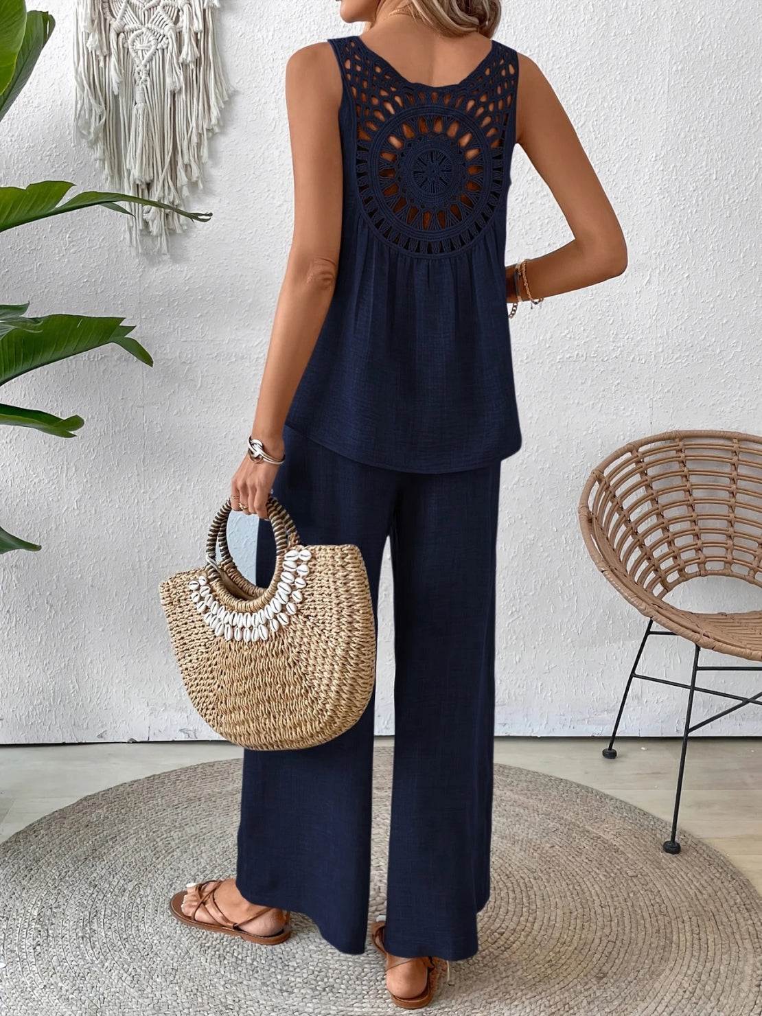 Dreamcatcher Crochet-Back Two-Piece Set - Image 20