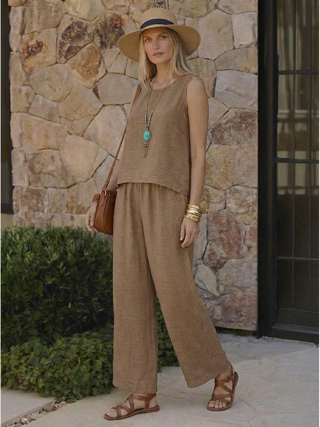 Dreamcatcher Crochet-Back Two-Piece Set - Image 9