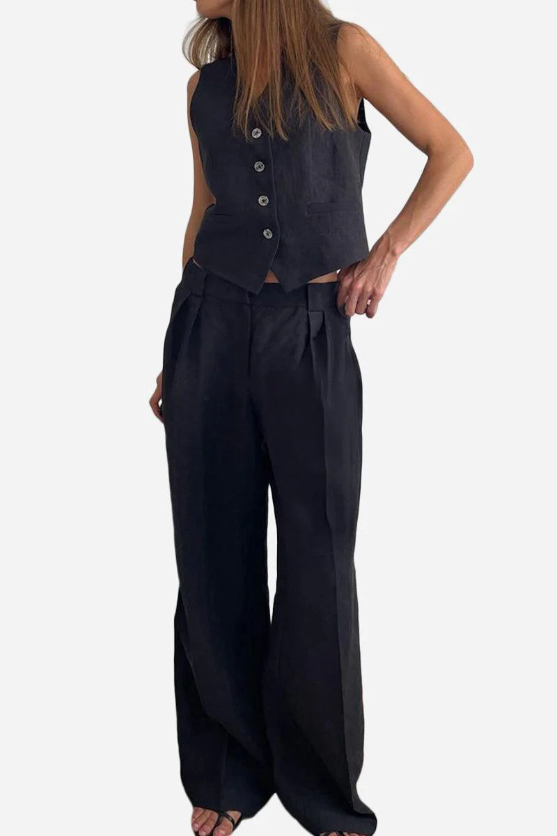 Eco Chic Linen Blend Two-Piece - Image 6
