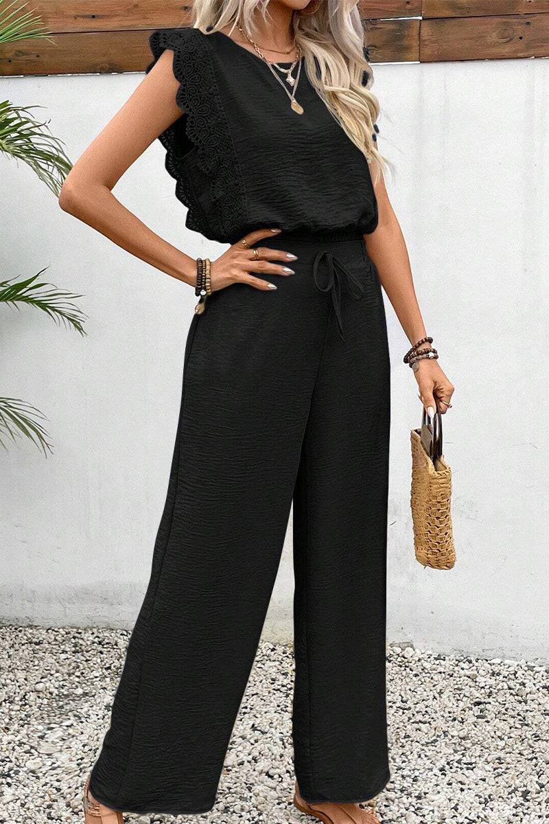 Elegant Two-Piece Set With Lace Detail - Image 11