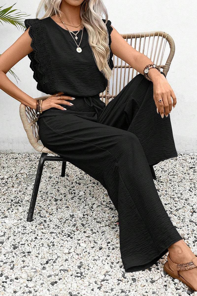 Elegant Two-Piece Set With Lace Detail - Image 12
