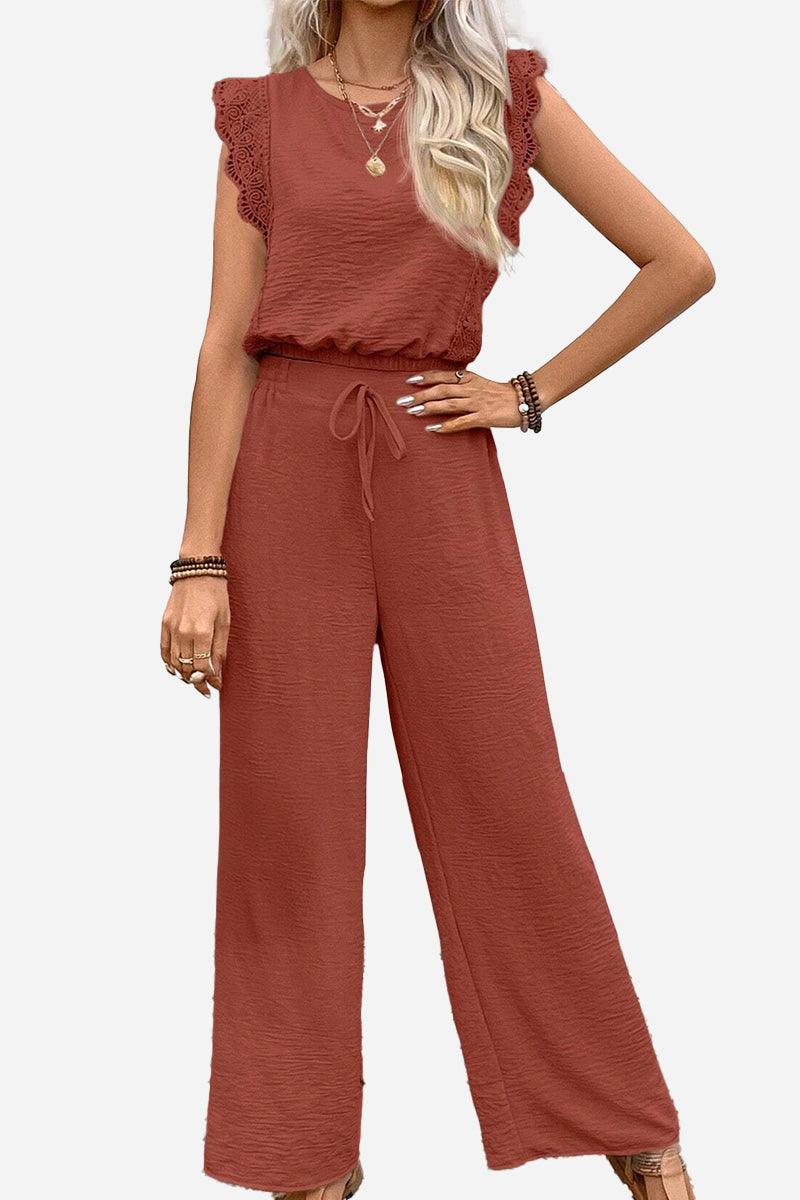 Elegant Two-Piece Set With Lace Detail - Image 6
