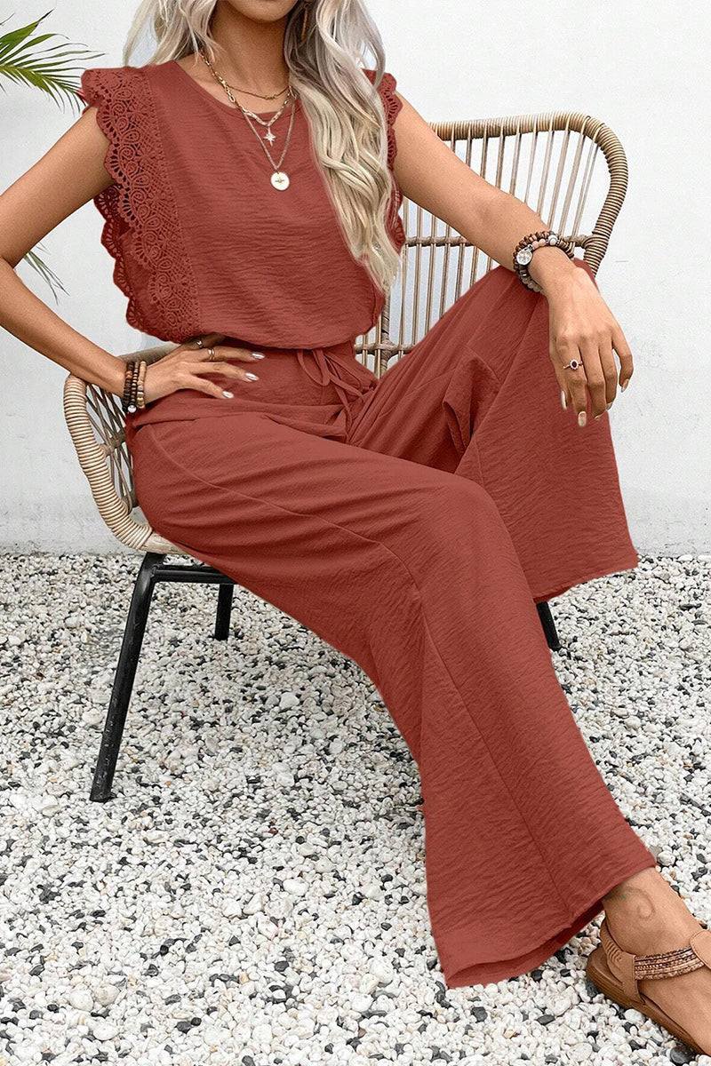 Elegant Two-Piece Set With Lace Detail - Image 7