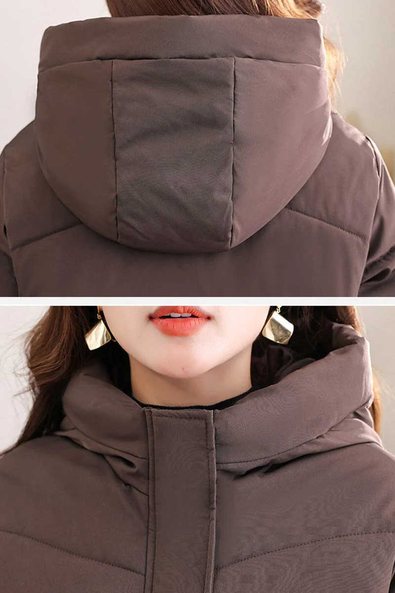 Everyday Warmth Mid-Length Hooded Coat - Image 13