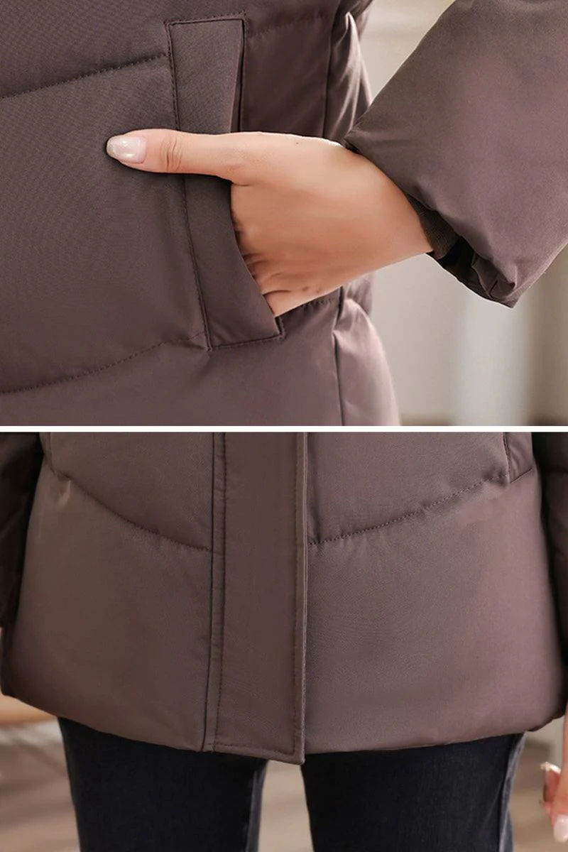 Everyday Warmth Mid-Length Hooded Coat - Image 15